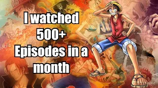 I watched 500 episodes of One Piece in a month to make this video (Spoilers)