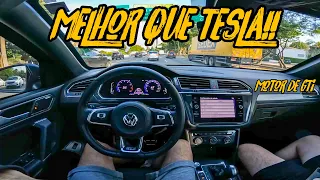 TIGUAN R-LINE 2020 DIRIGINDO SOZINHA NO TRÂNSITO!!🚀🔥 ACELERANDO TUDO A NAVE MÃE DA VW