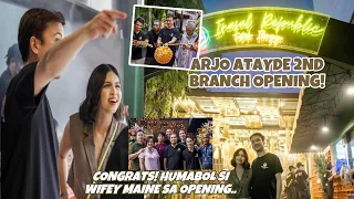 ATJO ATAYDE 2ND BRANCH OPENING IN TOMAS MORATO QC HUMBABOL SI WIFEY MAINE MENDOZA