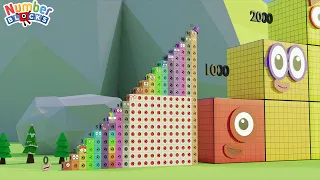 Looking for Numberblocks Mathlink Step Squad ZERO to 20 vs 1000 to 30,000 HUGE Standing Tall Numbers