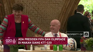 Ada Presiden FIFA & Olimpiade di Makan Siang KTT G20