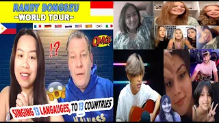 Indonesian singer World Tour to 13 Countries and sing in 13 different Languages 😱👌| Couple REACTION