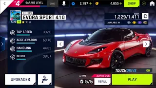 THE LOTUS EVORA SPORT 410 - Asphalt 9 Legends