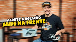 APRENDA ACERTAR A RELAÇÃO DA SUA MOTO! ANDE NA FRENTE!!