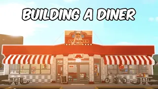 Building a RETRO DINER in BLOXBURG