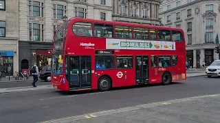 London Buses around TRAFALGAR SQUARE (2022)