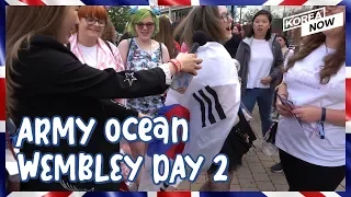 Meet ARMY OCEAN in BTS' 2nd day Wembley concert