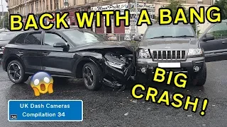 UK Dash Cameras - Compilation 34 - 2019 Bad Drivers, Crashes + Close Calls