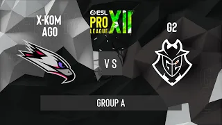 CS:GO - G2 Esports vs. x-kom AGO [Nuke] Map 2 - ESL Pro League Season 12 - Group A - EU