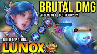 LUNOX BEST BUILD 2024 | BUILD TOP GLOBAL LUNOX GAMEPLAY | MOBILE LEGENDS✓