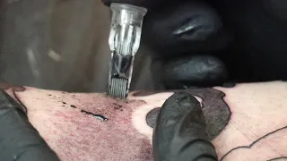 Japanese Tattoo Real Time | Lining and Shading