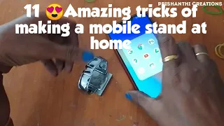Mobile stand | 11 Homemade STANDS for cell phone, FAST and EASY -DIY (compilation) | phone stand