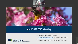 April 2022 ERIS Meeting