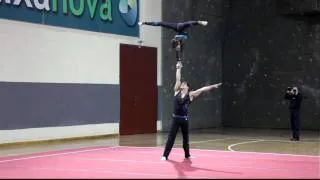 Gymnastics - Galicia Acro Cup 2011 - POR MxP Senior - Gonçalo Roque and Sofia Rolão