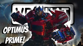 Optimus Prime Rolls Out Into VRCHAT! (Funny Voice Trolling Moments)