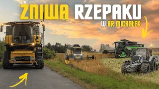 🇵🇱Żniwa Rzepaku na 3 Kombajny㋛︎CR,ka na v-maxie㋛︎2023㋛︎2xNh, DF, Valtra, Zetor, Ursus㋛︎Lubuskie