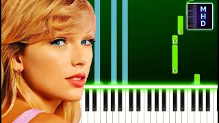 Taylor Swift - seven (Piano Tutorial Easy)