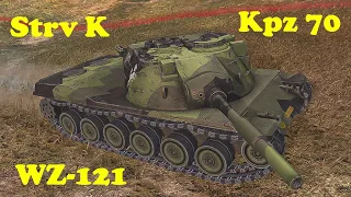 Strv K ● Kampfpanzer 70 ● WZ-121 - WoT Blitz UZ Gaming