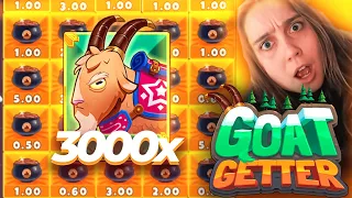 CRAZIEST WIN EVER ON THE *NEW* GOAT GETTER SLOT! (over 3000x)
