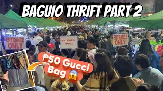 Baguo Thrift! Night Market! ₱50 Gucci sa Ukayan! Vintageee