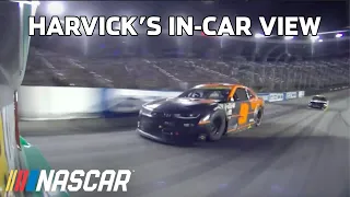 Chase Elliott vs. Kevin Harvick | Final Laps from Harvick's In-Car Camera | Bristol Motor Speedway