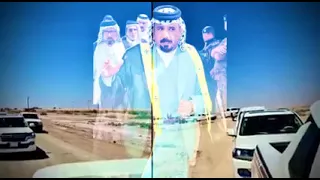 موكب الزعيم الشيخ (سعد كاطع حمود الشاطي) شيخ مشايخ قبيلة الرويشد العام أدامهُ الله