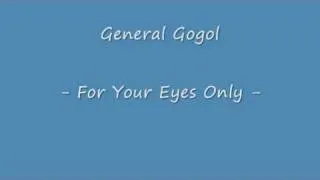 Bill Conti - General Gogo - For Your Eyes Only