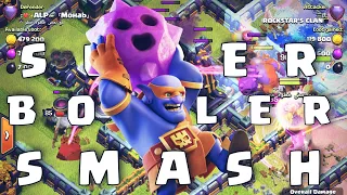 Super Bowler Attack Th15 🔥 Easy 3 Star Attack Strategy • Clash of clans •