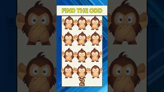 #129 Find the Odd Emoji - #shorts #viral #challenge