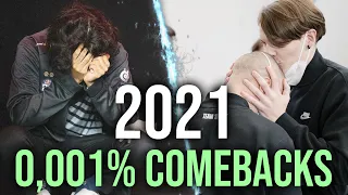 0,001% chance COMEBACKS of 2021 that we will never forget