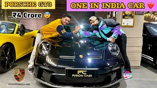 Porsche GT3 🚀 One in India 😍 ₹4 Crore ki Manual Transmission Racing Car 😨💸