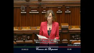 Camera dei Deputati: la ministra Cartabia risponde al Question Time