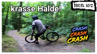 Hier zerlegt es dich schon mal! 😬 krasse MTB Halde in NRW - Crashes, Jumps, Trails - Alles dabei!