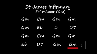 ST JAMES INFIRMARY sol mineur (Gm) [BACKING TRACK]