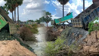 New video!! Car truck 15ton and bulldozers d60p with bulldozers d60xr.