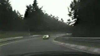 E34 BMW M5 vs Porsche 911's at the Nurburgring Nordschleife Nürburgring