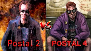 Postal 2 vs Postal 4 - Physics & AI Comparison - Part 1