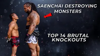 Saenchai's Brutal Knockouts Destroying Monsters