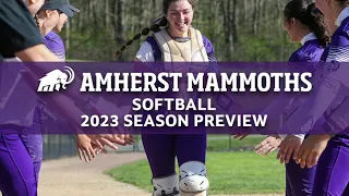 Softball: 2023 Amherst Season Preview