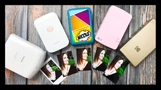 Mini Photo Printer Comparison | LG Pocket, Polaroid Zip, Kodak Mini Printer, Fujifilm, HP