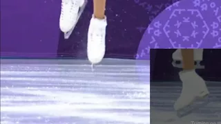 Evgenia Medvedeva Team Event SP 2018 Pyeong Chang Gorgeous double toe-axel