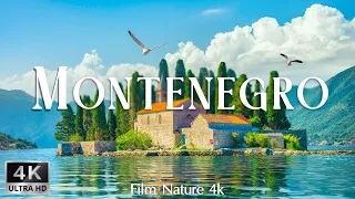 FLYING OVER MONTENEGRO (4K UHD) - Soothing Music With Scenic Relaxation Film To Relax In Lobbies