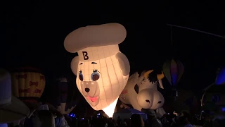 2017 Albuquerque International #BalloonFiesta - Balloon Glow - Fireworks Show