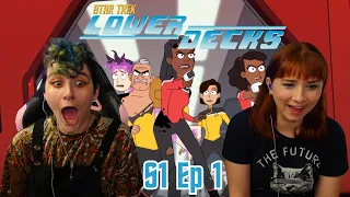 USS Cerritos time!! | Lower Decks | S1 Ep 1 | Second Contact | First time reaction | Get... ?