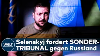 UN-REDE DES UKRAINISCHEN PRÄSIDENTEN: Selenskyj fordert Sondertribunal gegen Russland