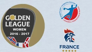 France VS Russia Handball Golden League women 2016 2017 2nd round
