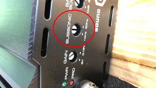 HOW IMPORTANT SUBSONIC SETTING IS ON YOUR AMPLIFIER?