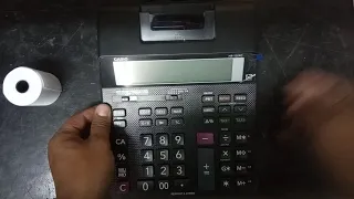 Trocando Bobina da calculadora Casio HR-150RC
