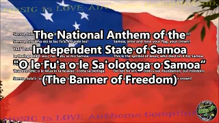 Samoa National Anthem with music, vocal and lyrics Samoan w/English Translation