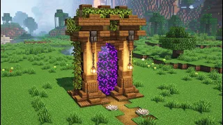 Minecraft: Nether Portal Design | Tutorial